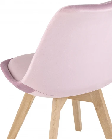 Стул FRANKFURT велюр розовый 4 шт. Stool Group (арт.УТ000036620)