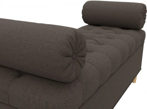 Банкетка Глория (Коричневый/Рогожка) Лига Диванов арт.125841