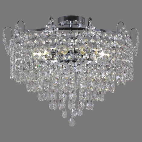 Потолочная люстра хрустальная на штанге Reluce 90192-0.3-08 CR (220V)