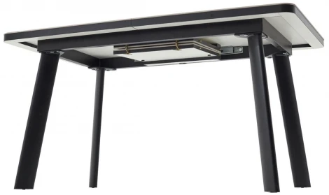 Стол НОРД 140 ОНИКС, керамика / Черный каркас M-City 64764