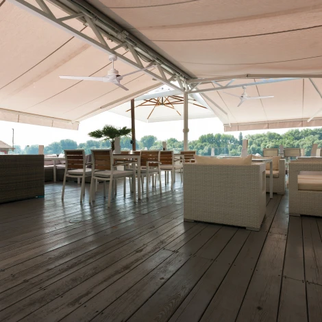 Люстра потолочная-вентилятор с ПДУ Mantra Brisa 8726 (регулировка яркости, LED, 220V, вертолет, IP44)