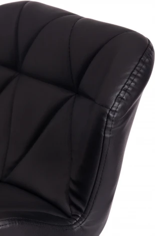 Стул барный BIAGGIO (mod. KY717) / 1 шт. в упаковке (Металл,Экокожа /Черный,Хром)