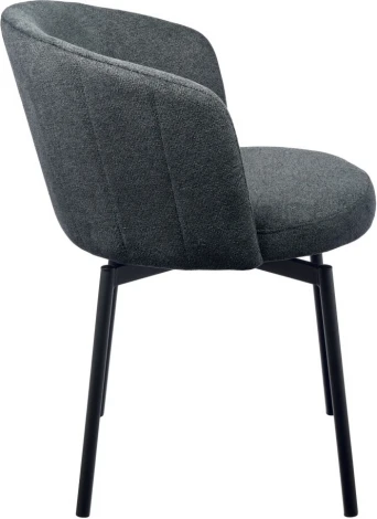 Стул Tess серый шенилл на поворотном механизме Bradex Home арт.FR 1001