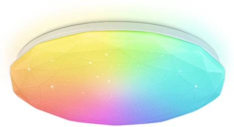 Потолочный светильник RGB круглый светодиодный с пультом Ambrella ORBITAL FZ417 (220V, круглые)