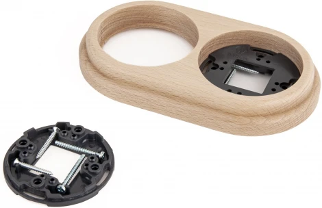 Рамка на 2 поста (светлый бук) Werkel W0025224 (a050996)