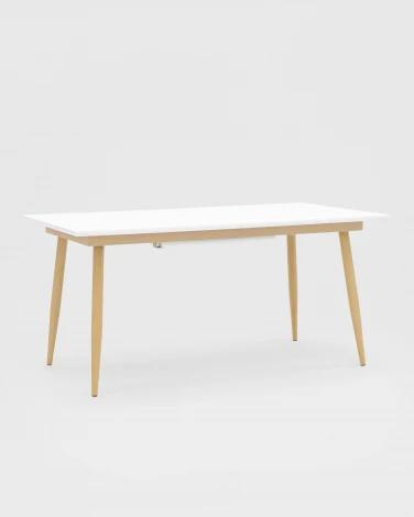 Стол обеденный Stool Group Стокгольм раскладной 160-220*90 белый УТ000003490