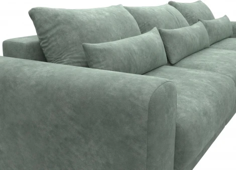 Диван угловой Лига-056 НПБ Лонг угол универсальный Лига Диванов (Велюр) арт.129174