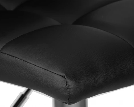 Стул барный DOBRIN CANDY (черный) 5006-LM CANDY, цвет сиденья черный, основания хром