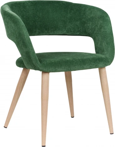 Кресло Hugs зеленый/нат.дуб R-Home арт.410131101h_green_н.дуб