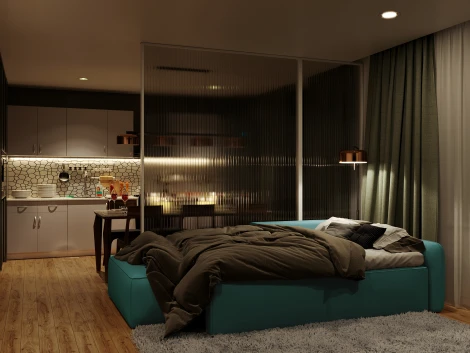 Диван угловой изумрудный D1 Портленд AAA4150024 Premier 19