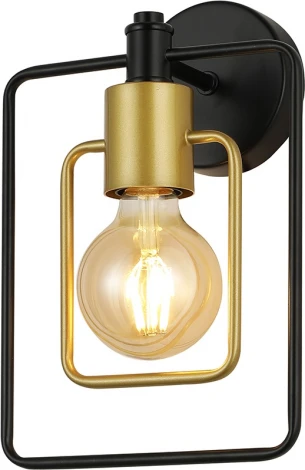 Бра Escada Interval 1165/1A 1x40Вт E27, металл, черный/золото (220V)