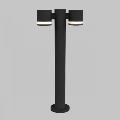 Уличный наземный светильник GX53 2*12W Imex Lima IL.0014.0018-2-L600-BK (220V, круглые, IP54)