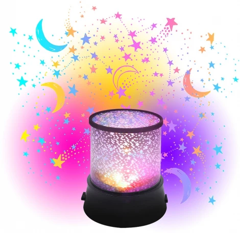 Настольный ночник 692/L LED(черный) звездное небо Escada Mantica LED