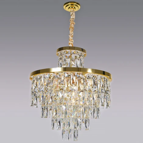 Подвесная люстра хрустальная Reluce 03006-0.4-12 DN