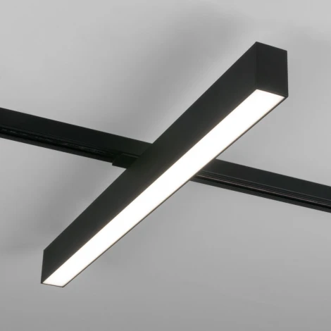 Трековый светильник Elektrostandard X-Line черный матовый 10W 4200K (LTB53) однофазный (LED, 220V)