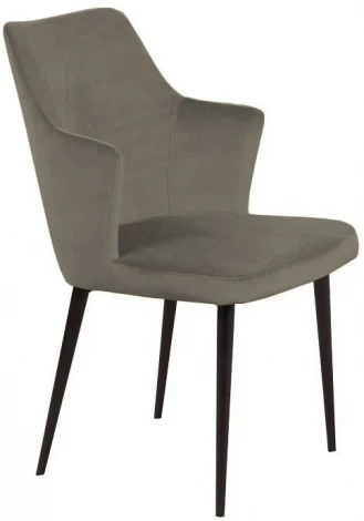 Стул с подлокотниками Top Concept Hunt, бархат 03 / черный конус