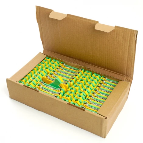 Зажим наборный изолированный (винтовой) 2,5мм2 Stekker 49486