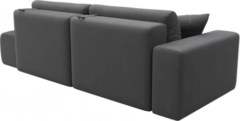 Диван прямой Лига-036 НПБ Модерн подлокотник слева Лига Диванов (Замша) арт.127721L