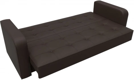 Диван-книжка Тур (Коричневый/Экокожа) Лига Диванов арт.121788