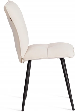 Стул обеденный Sweet Tetchair (Флок/Молочный,Черный) арт.24815