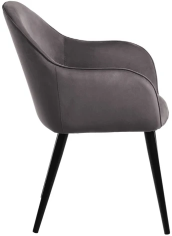 Стул Frida тёмно-серый велюр Bradex Home RF 0379