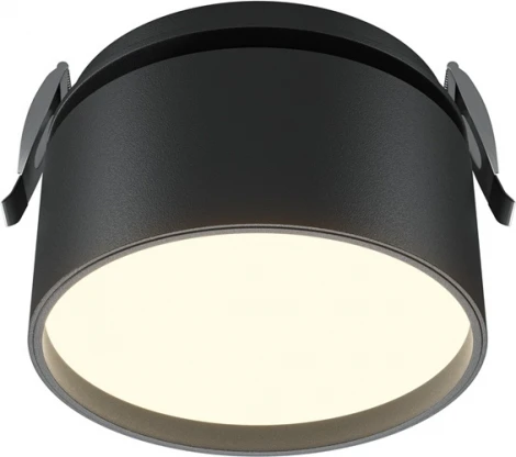 Встраиваемый светильник Maytoni Onda DL024-12W3K-B (LED, 220V, круглые)