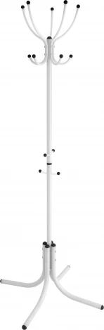 Вешалка напольная М 10 белый Mebelik арт.009208
