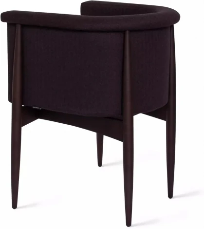 Полукресло Borgese, бук натуральный, лак венге, антрацит Top Concept (20894)