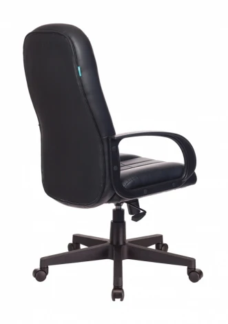 Кресло руководителя Бюрократ T-898AXSN черный Leather Black эко.кожа крестовина пластик