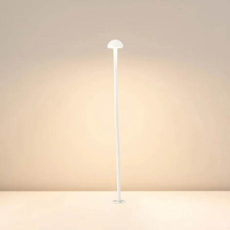 Грунтовой светильник светодиодный KT-ENOKI-BOLL-H600-2W Warm3000 (WH, 100 deg, 24V) (Arlight, IP65 Металл) 050672