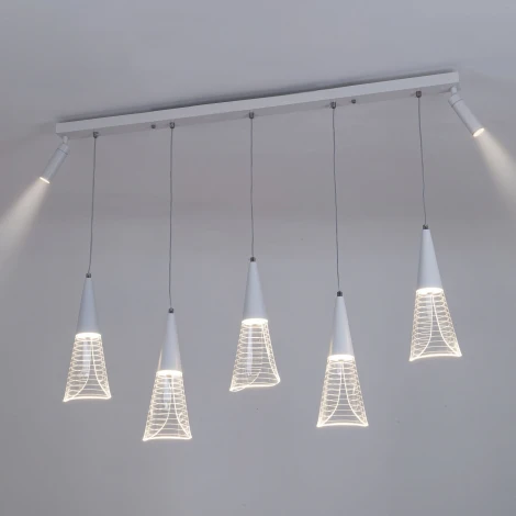 Подвесной светильник светодиодный с регулировкой цветовой температуры LED4U LED4U L7105-7 WТ