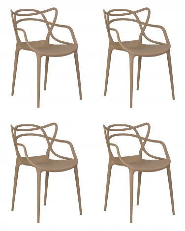 Набор 4 шт стул обеденный DOBRIN MASTERS (бежевый (GR-03))