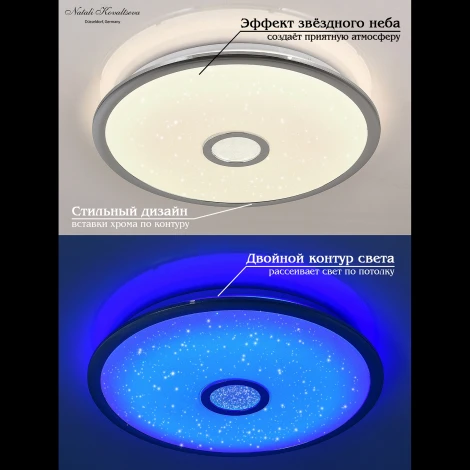 Потолочная люстра Natali Kovaltseva Colorful RGB INNOVATION STYLE 83119