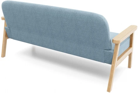 Диван Arsko прямой Флори М береза рогожка голубая