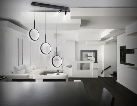 Подвесной светильник Ambrella COMFORT FL5278 (регулировка яркости, LED, 220V, пульт управления, на тросе)