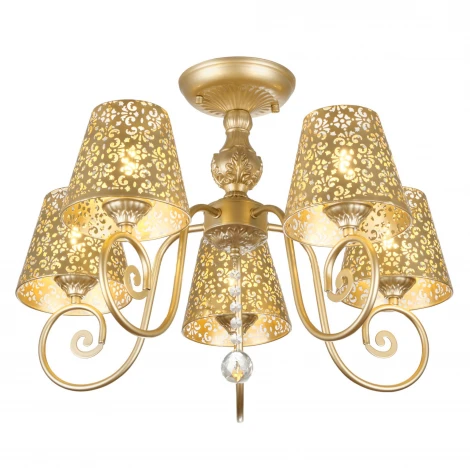 Потолочная люстра на штанге MyFar Luna MR1314-5C (220V, подвески)