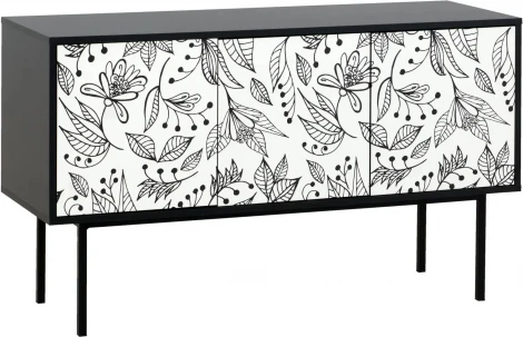 Тумба малая Boho Color ОГОГО (арт.599511), (ЛДСП/Черный)