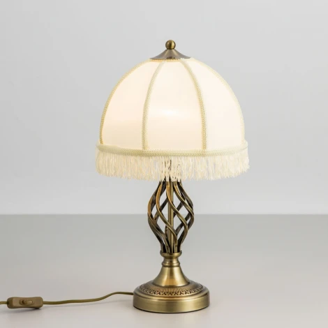 Интерьерная настольная лампа бахрома с выключателем Citilux Базель CL407800 (220V)