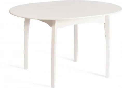 Стол DIAMANTE круглый (Бук,МДФ,Шпон дуба /Белый)