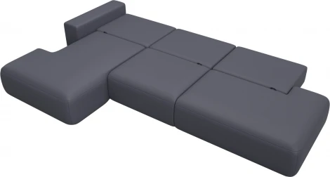 Диван угловой Лига-036 НПБ Модерн Лонг левый угол Лига Диванов (Экокожа) арт.127753L