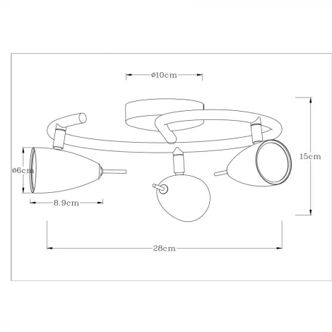 Спот на штанге Arte Lamp Regista A1966PL-3GY (220V)