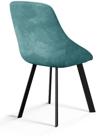 Стул DikLine 246 поворотный, AM8 серо-зеленый, ножки черные арт.00-00077991