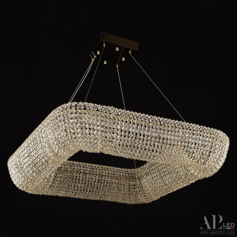 Подвесная люстра светодиодная APL LED Rimini S504.0.80.A.4000.Gold