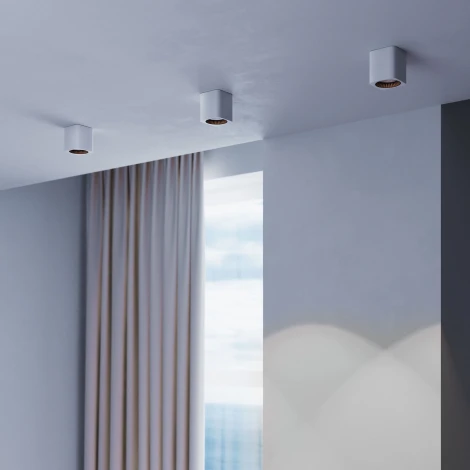 Светильник накладной светодиодный Elektrostandard Matrix 25051/LED 9W 4000К белый/черный (220V)