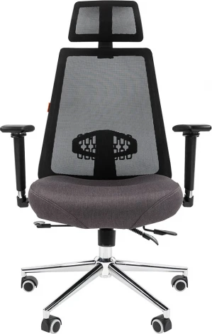 Компьютерное кресло CHAIRMAN 535 LUX (Металл,Пластик,Ткань,Сетка/Серый)
