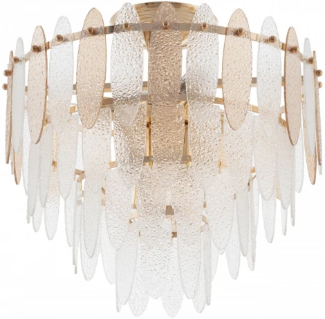 Потолочная люстра хрустальная на штанге Arte Milano Sorrento-1309 371309/6/40/400 GD (220V)