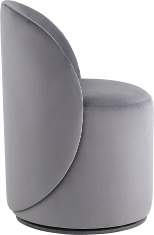 Пуф Loreen вращающийся велюр серый Stool Group (арт.УТ000039108)
