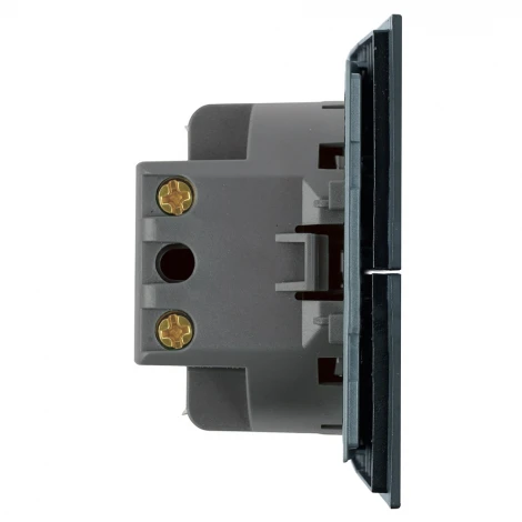 Выключатель 2-клавишный (механизм) 250В 10А RSW10-3104-05 черный бархат Stekker Мия 50443