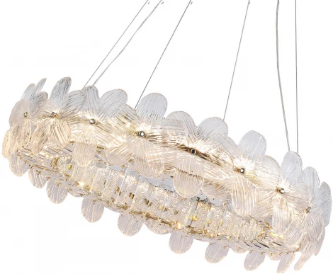 Подвесная люстра светодиодная Kink Light Лиона 07600-60A,36 (220V, на тросе, круглые)