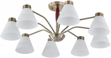 Потолочная люстра на штанге Arte Milano Napoli-6350 336350/8 AB (220V)